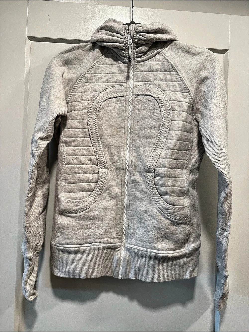 Lululemon Gray Zip Sweater Size 8